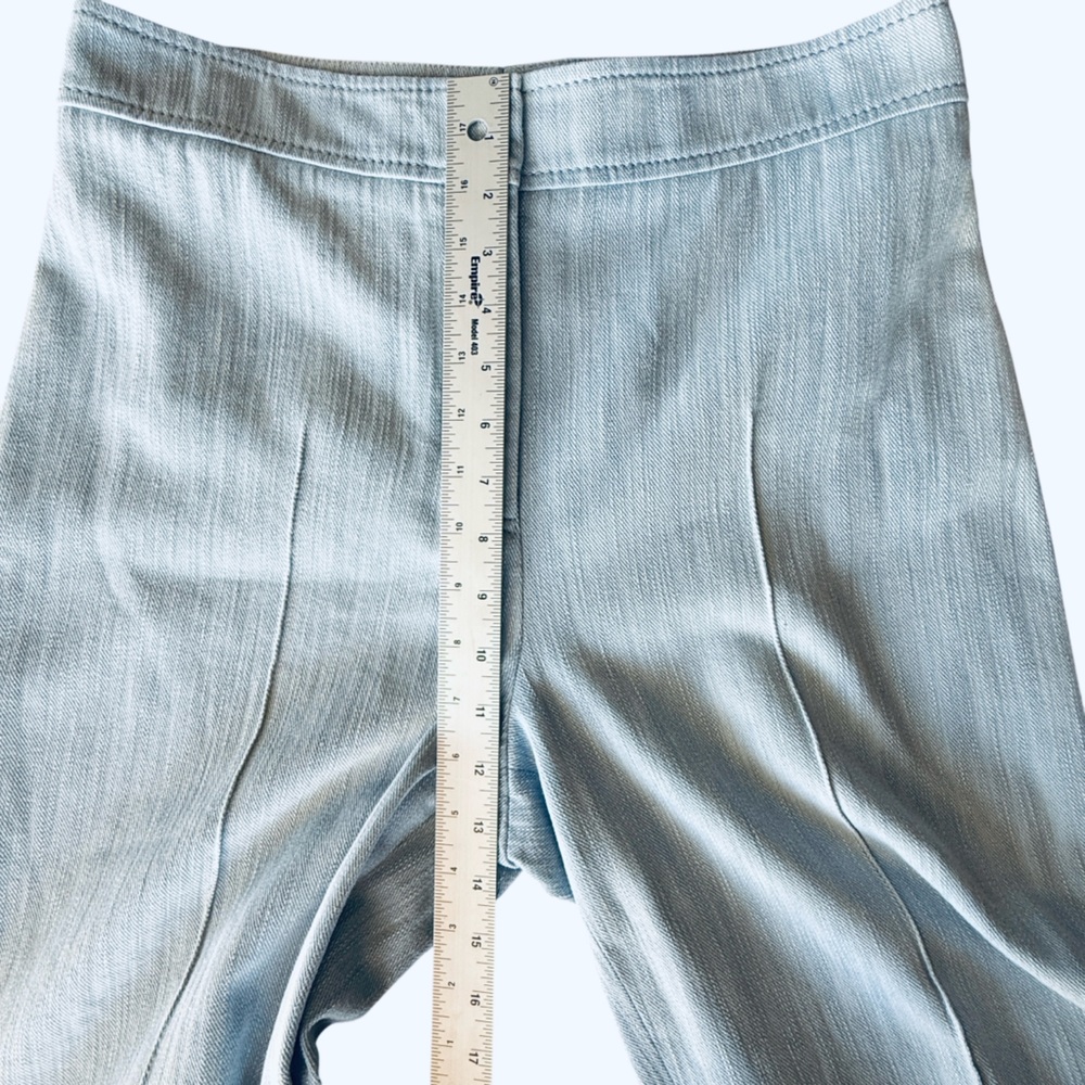 Akris Punto Chieko High-Rise Wide Leg Denim Jeans Women’s Size 8 - Picture 14 of 16